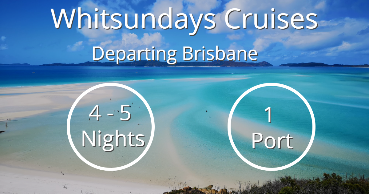 whitsunday cruises from brisbane
