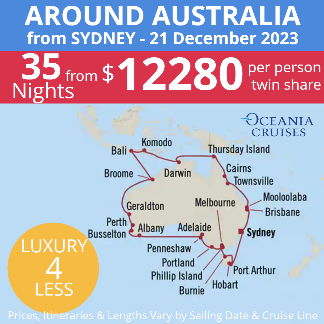 australia to europe cruise price